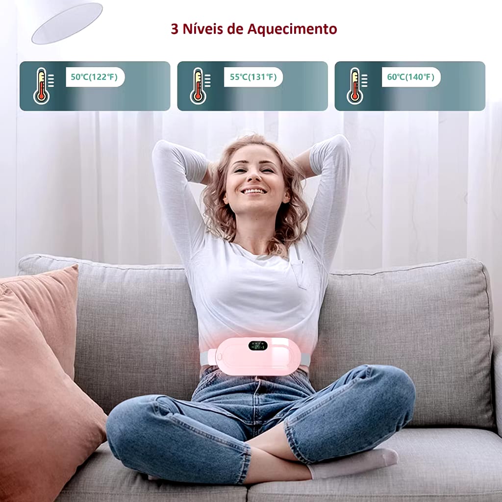 span stCinta Térmica Tratamento Dor Cólicas Menstruais Massageador (2)