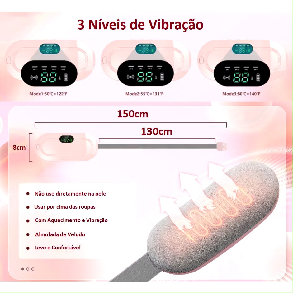span stCinta Térmica Tratamento Dor Cólicas Menstruais Massageador (3)